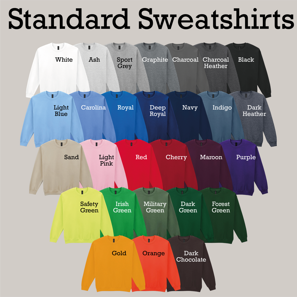 Standard Sweatshirt | Custom sweatshirt | Add your design, image or text | Perfect for making your idea come to life | Businesses | Workwear | Graphic Sweatshirt | Custom Printed & Personalisable