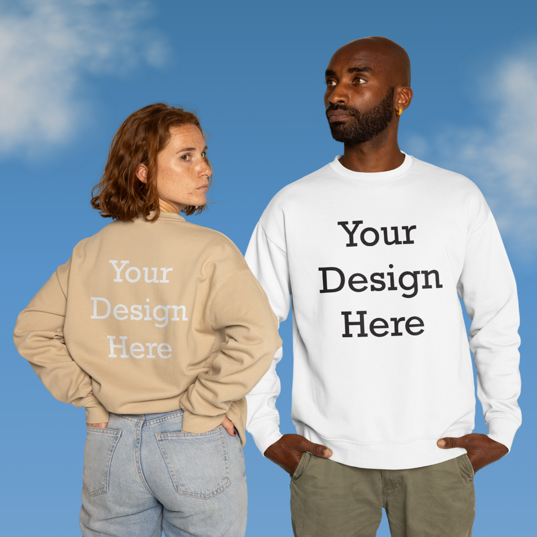 Standard Sweatshirt | Custom sweatshirt | Add your design, image or text | Perfect for making your idea come to life | Businesses | Workwear | Graphic Sweatshirt | Custom Printed & Personalisable