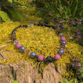 Handmade Purple & Pink Beaded Necklace | Mixed Shapes & Colours
