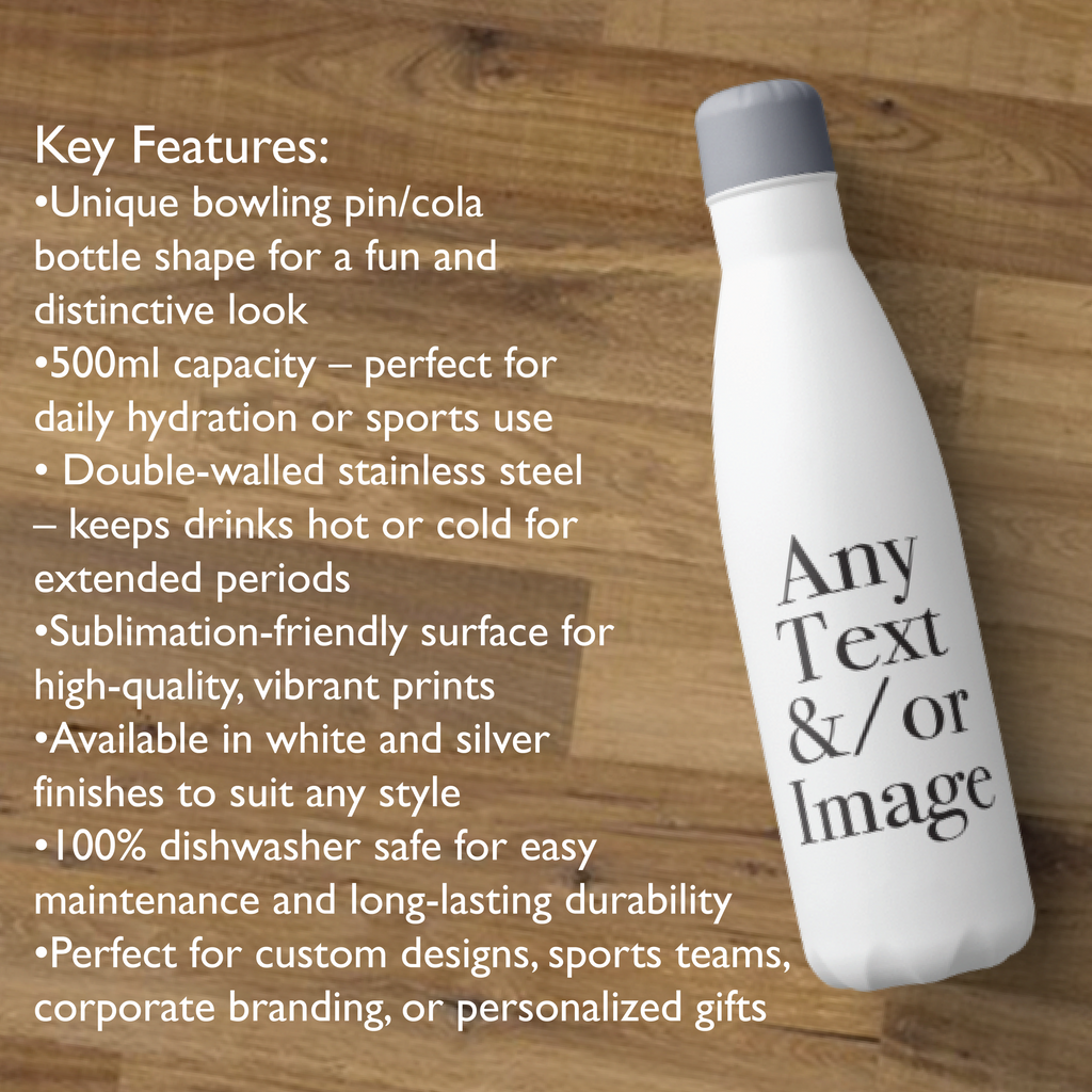 Fully Personalisable Waterbottle | Bowling Bottle | Personaliseable